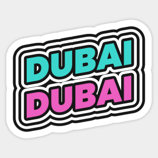 Dubai UAE Sticker